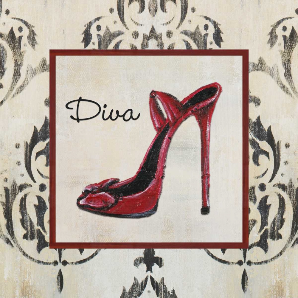 Diva Shoe art print by Hakimipour-Ritter for $57.95 CAD
