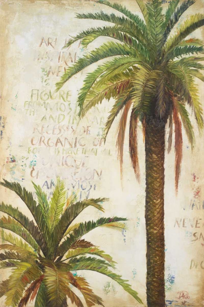 Palms and Scrolls I art print by Patricia Pinto for $57.95 CAD
