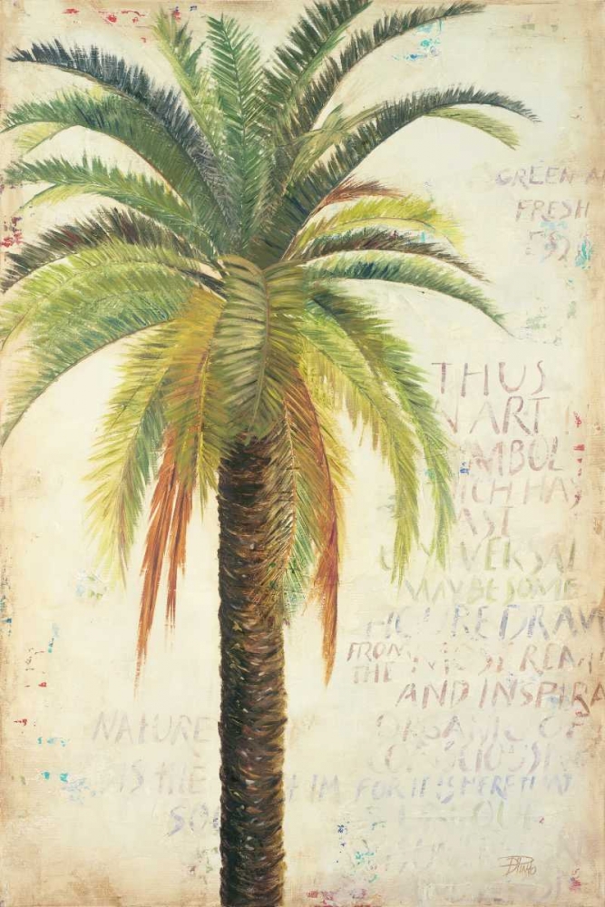 Palms andScrolls II art print by Patricia Pinto for $57.95 CAD