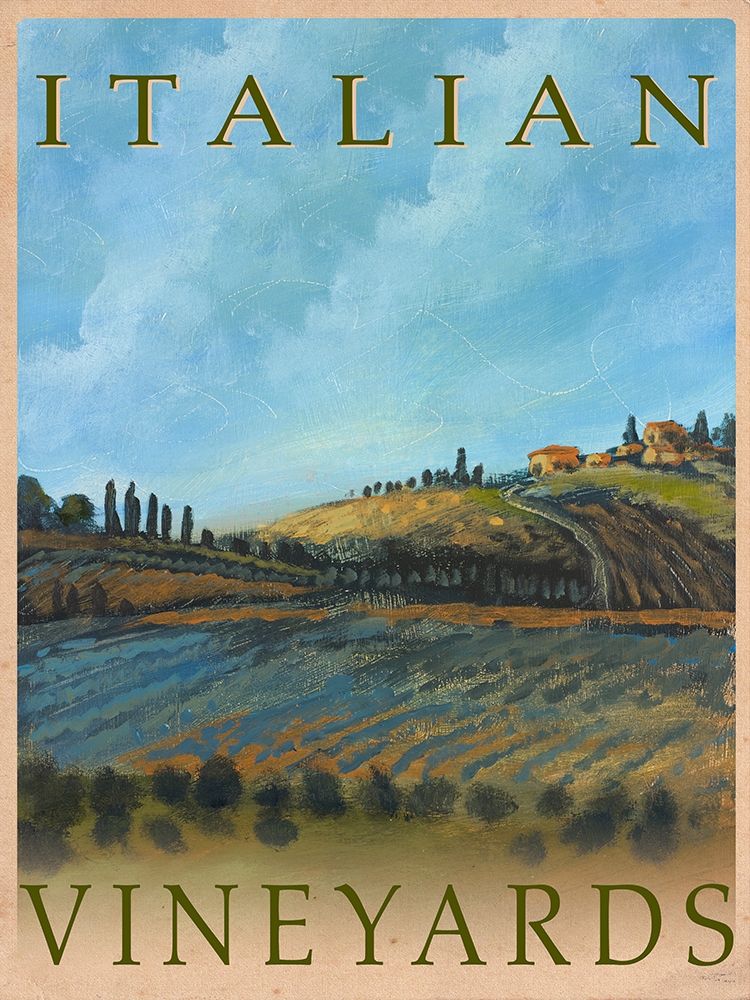 Italian Vineyards art print by Kingsley for $57.95 CAD