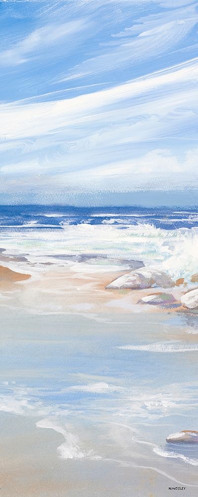 Beach Panel I art print by Kingsley for $57.95 CAD