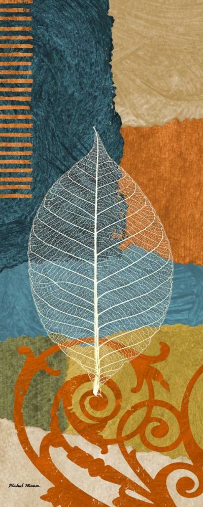 Blue Leaf I art print by Michael Marcon for $57.95 CAD