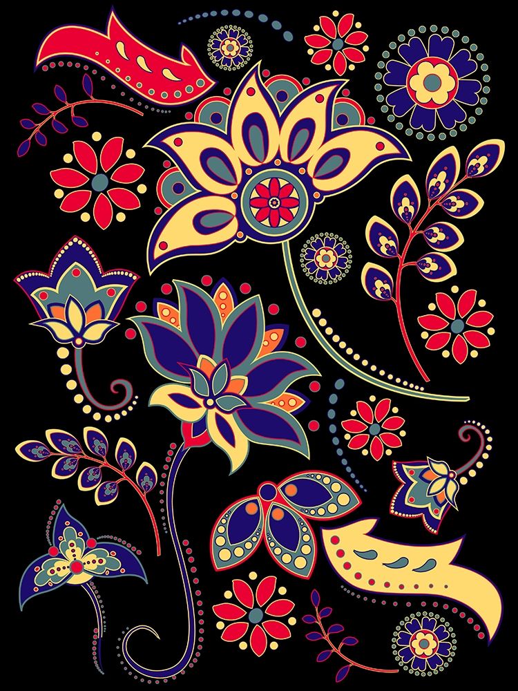 Floral Fiesta art print by Josefina for $57.95 CAD