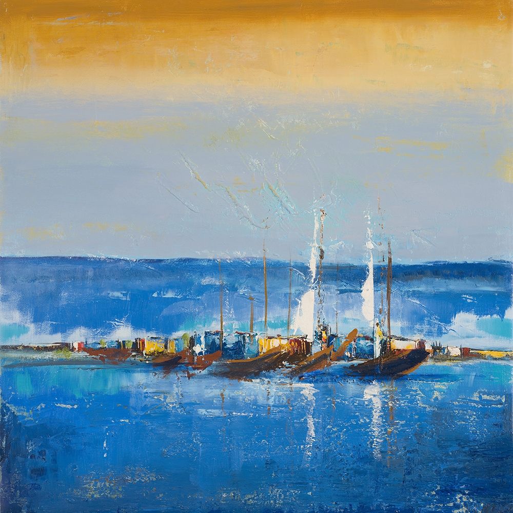 Blue Ocean I art print by Patricia Pinto for $57.95 CAD