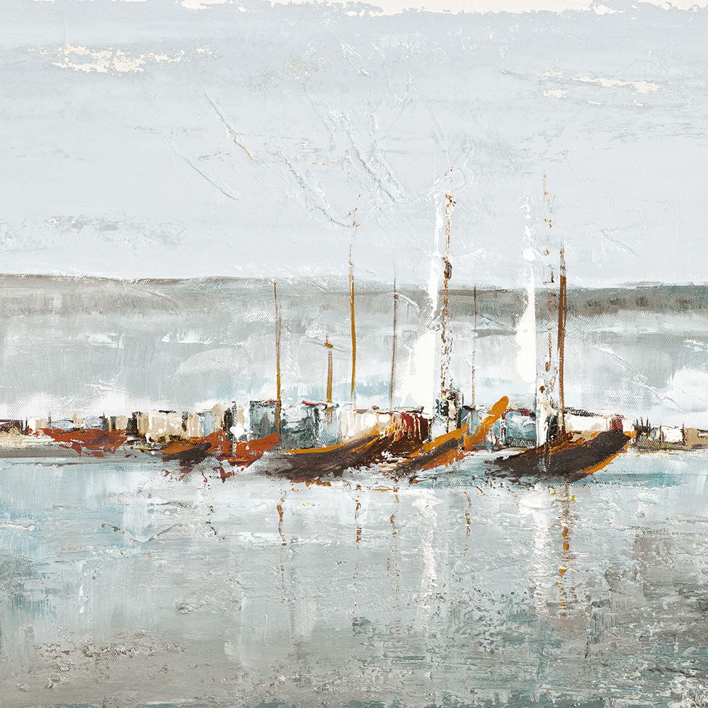 Grey Ocean I art print by Patricia Pinto for $57.95 CAD
