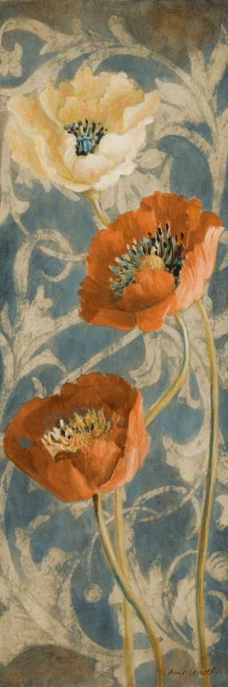 Poppies de Bleu II art print by Lanie Loreth for $57.95 CAD