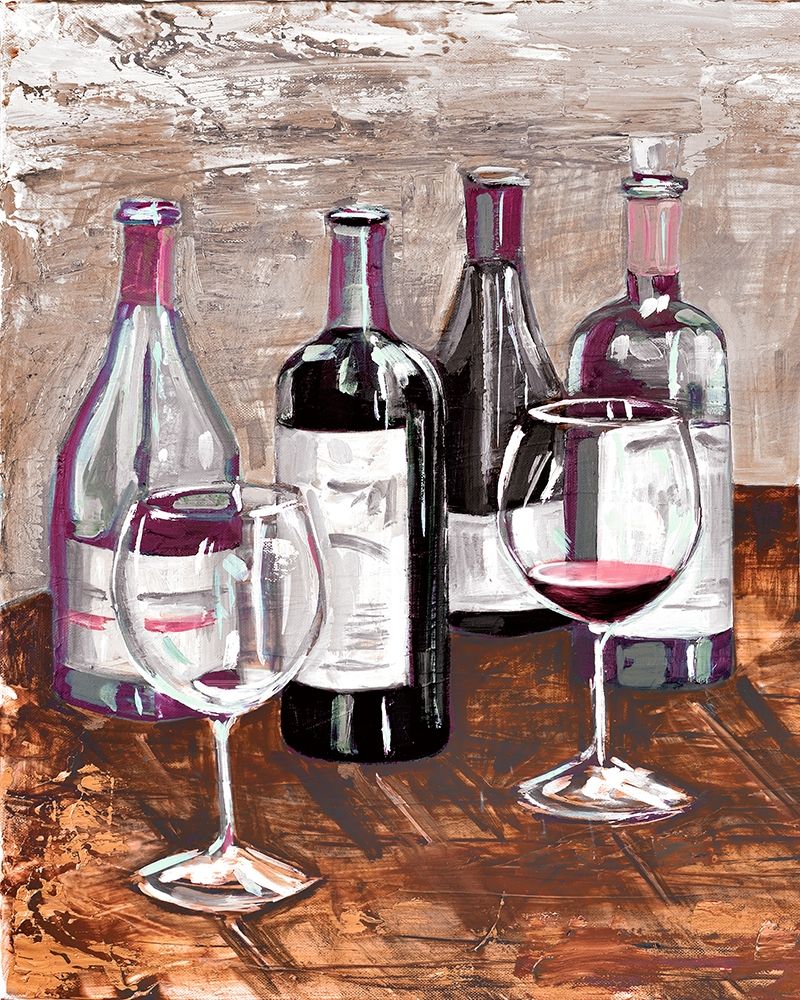 Drink At The Wine Bar art print by Heather A. French-Roussia for $57.95 CAD