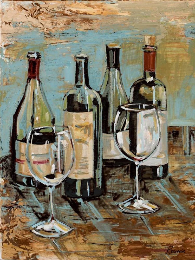 Wine I art print by Heather A. French-Roussia for $57.95 CAD