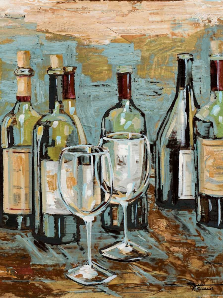 Wine II art print by Heather A. French-Roussia for $57.95 CAD