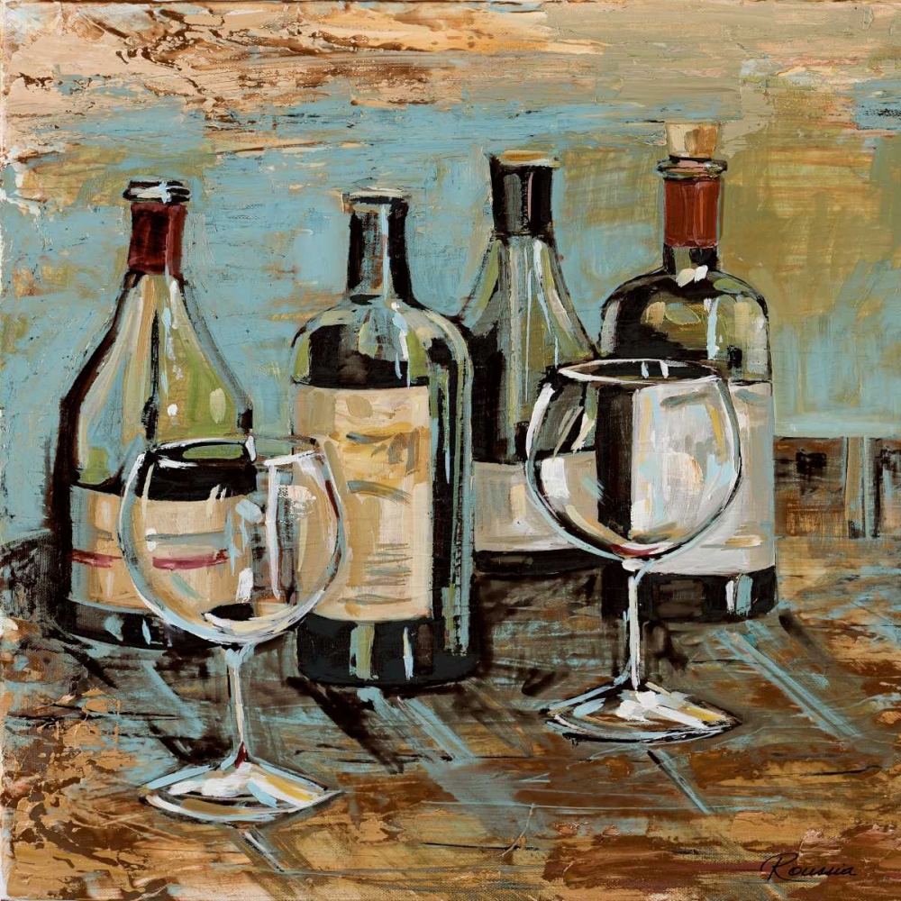 Wine I art print by Heather A. French-Roussia for $57.95 CAD