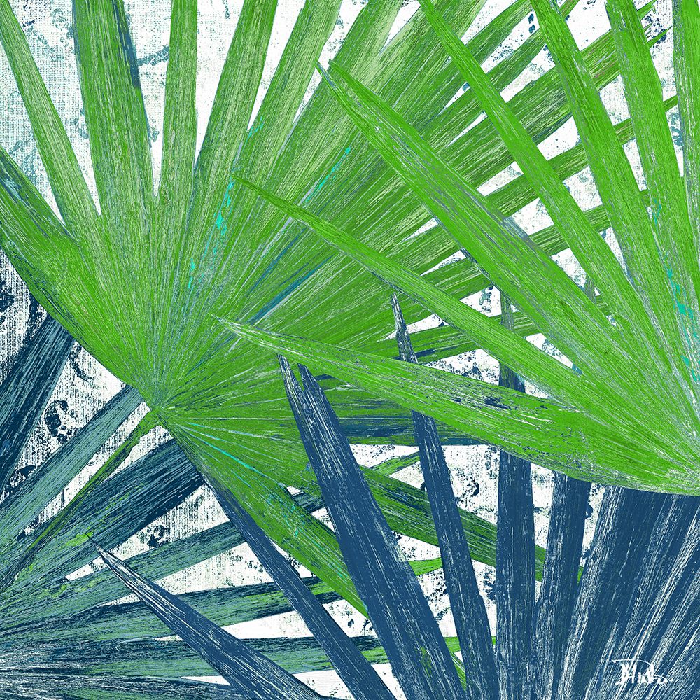 Organic Blue Green II art print by Patricia Pinto for $57.95 CAD
