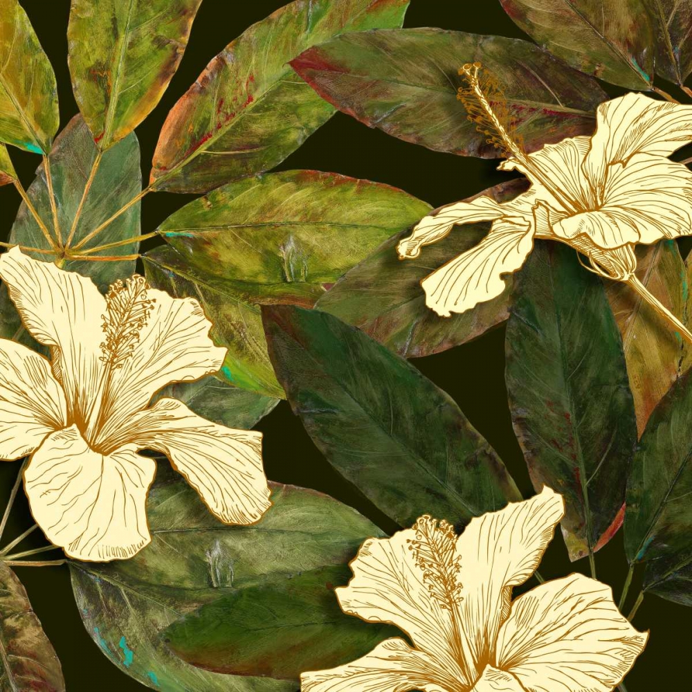 Hibiscus Leaves I art print by Patricia Pinto for $57.95 CAD