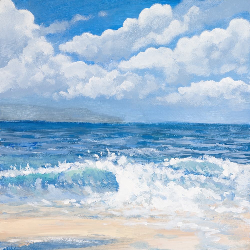 Waves I art print by Kingsley for $57.95 CAD