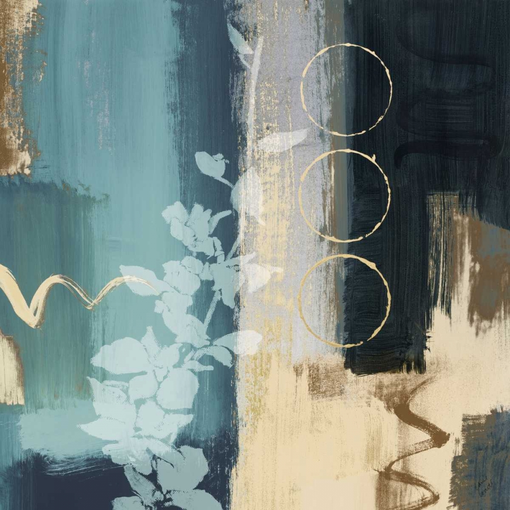 Blue Mediterranean Floral II art print by Lanie Loreth for $57.95 CAD