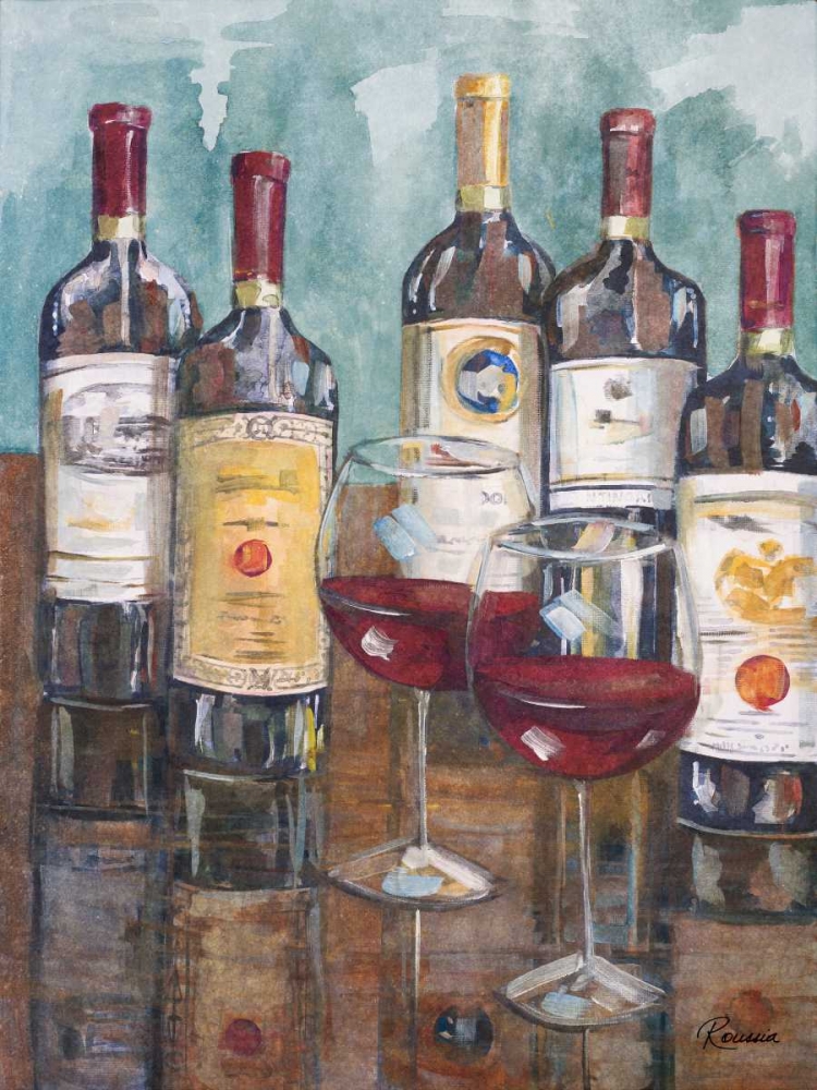 Wine Tasting II art print by Heather A. French-Roussia for $57.95 CAD