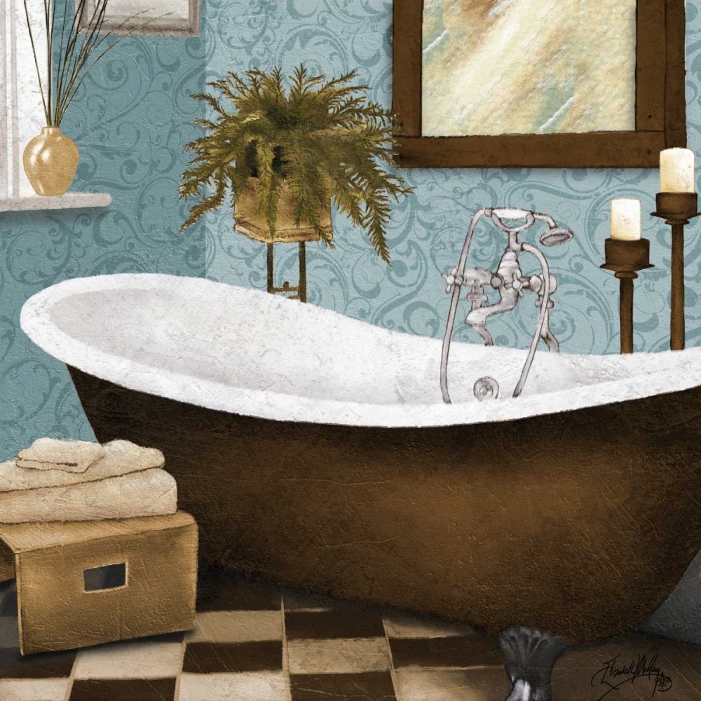 Afternoon Bath II art print by Elizabeth Medley for $57.95 CAD