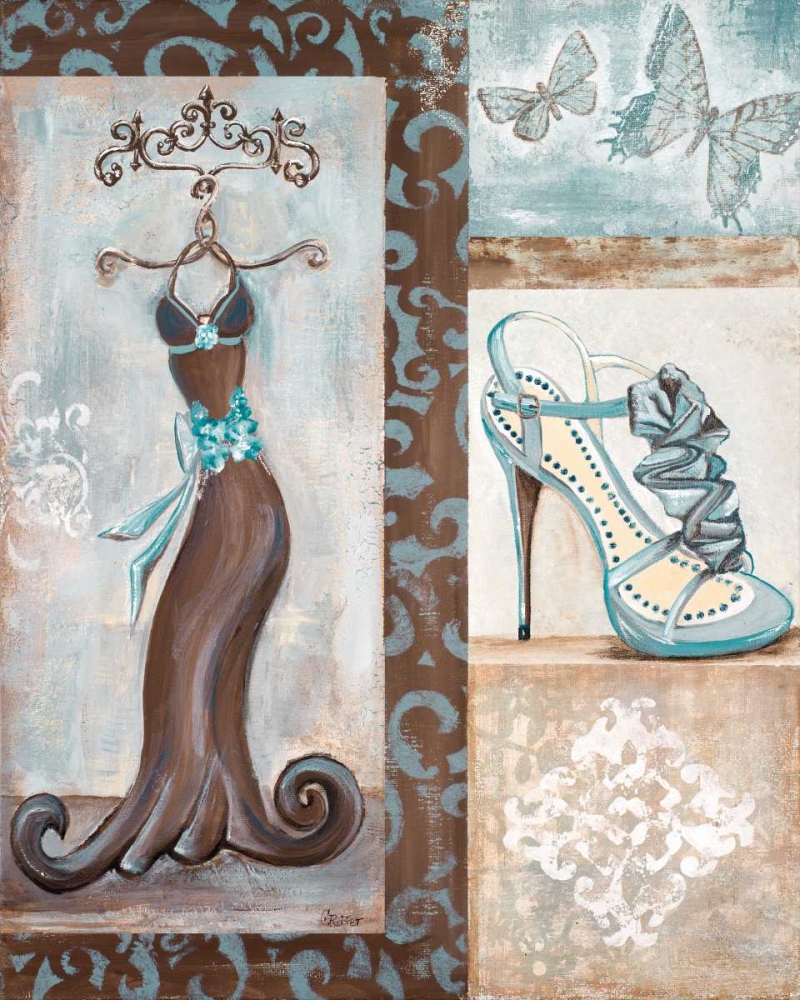 Dress Shop I art print by Gina Ritter for $57.95 CAD