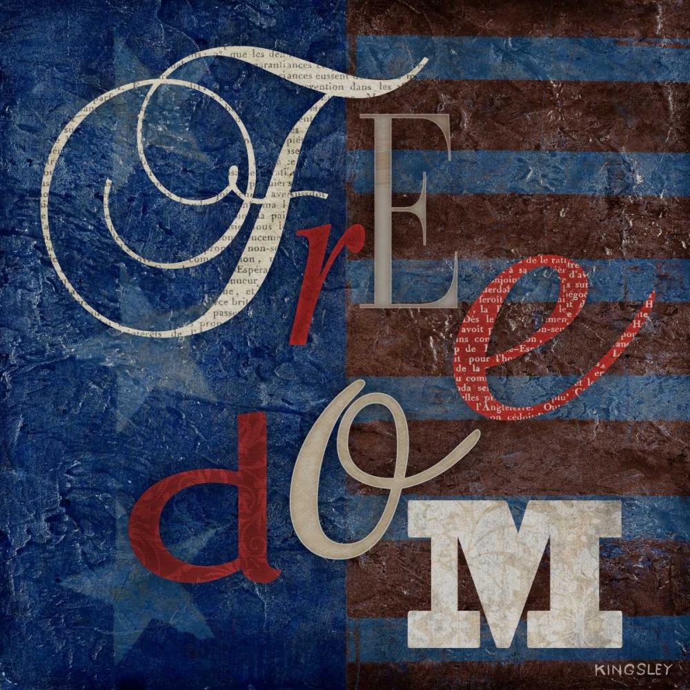 Freedom art print by Kingsley for $57.95 CAD