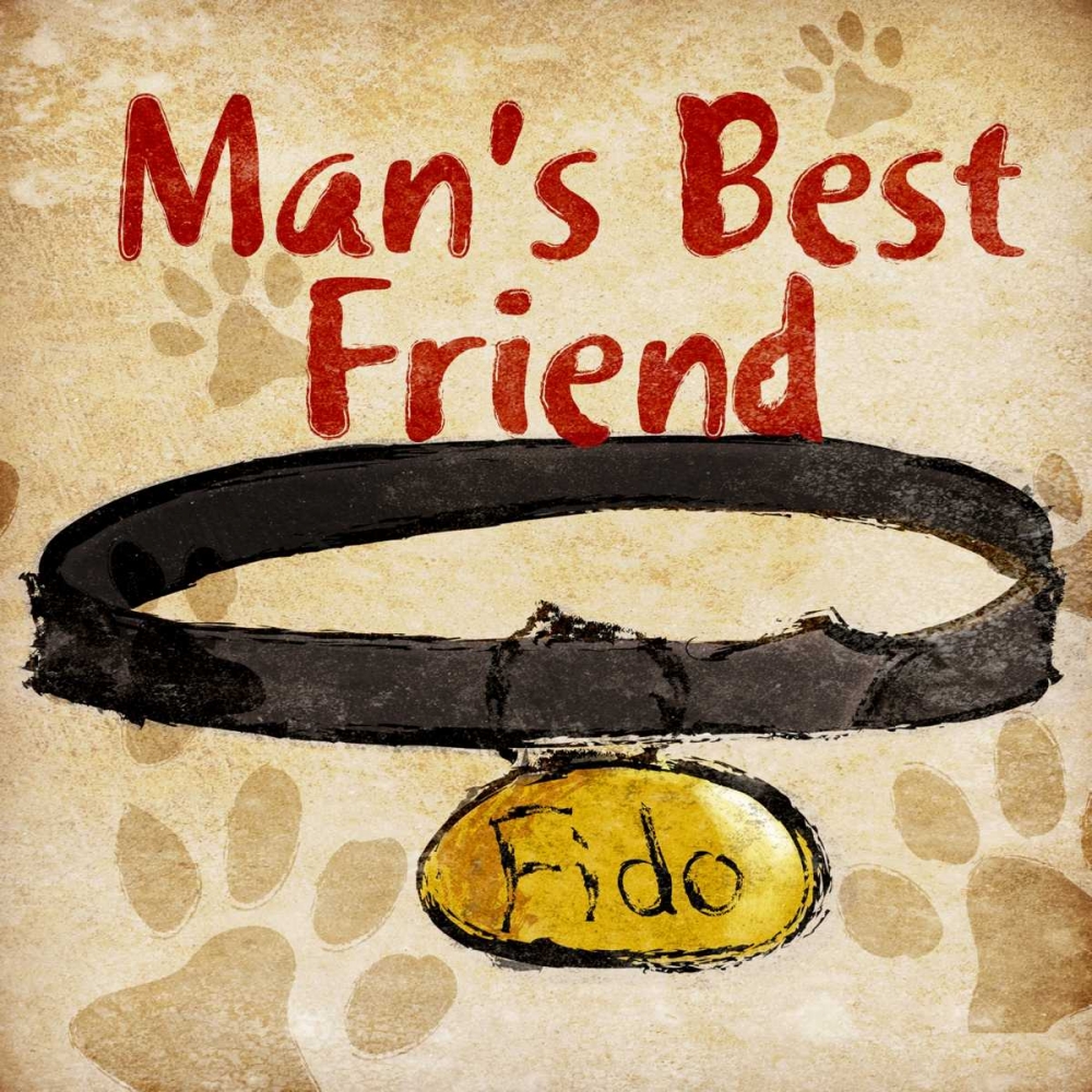Mans Best Friend art print by SD Graphics Studio for $57.95 CAD