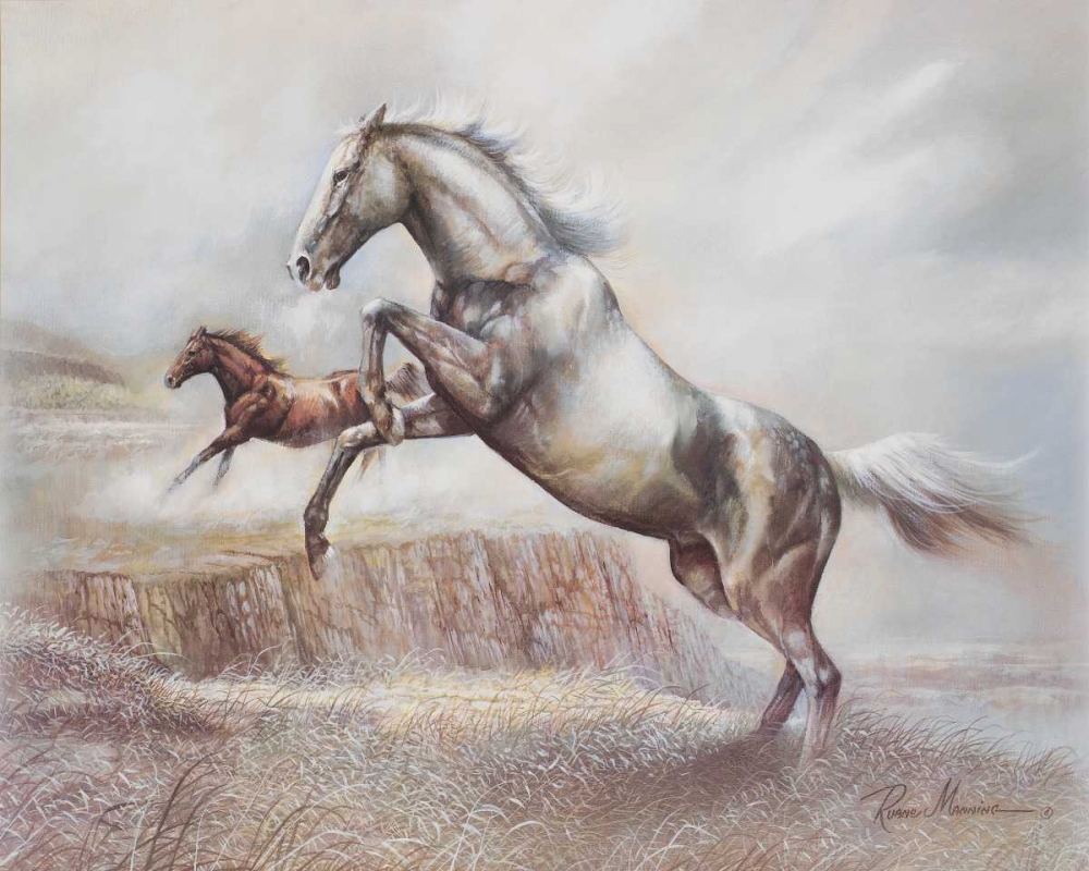 Wild Horses II art print by Ruane Manning for $57.95 CAD
