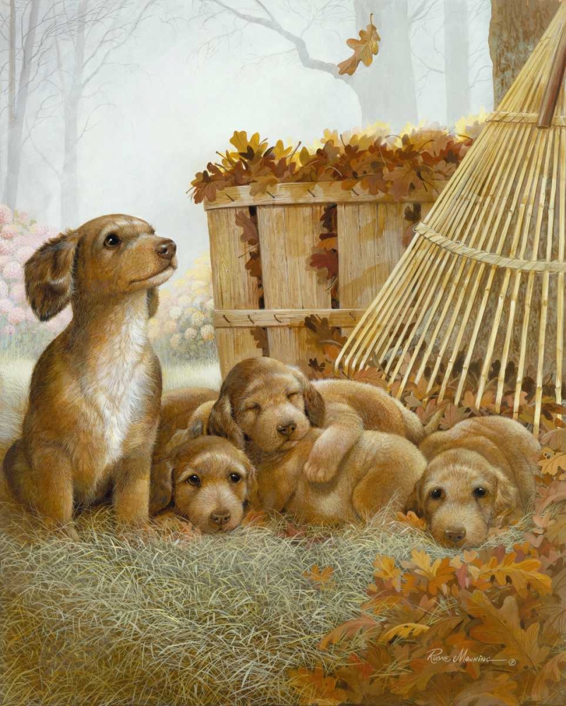 Autumn Playtime art print by Ruane Manning for $57.95 CAD