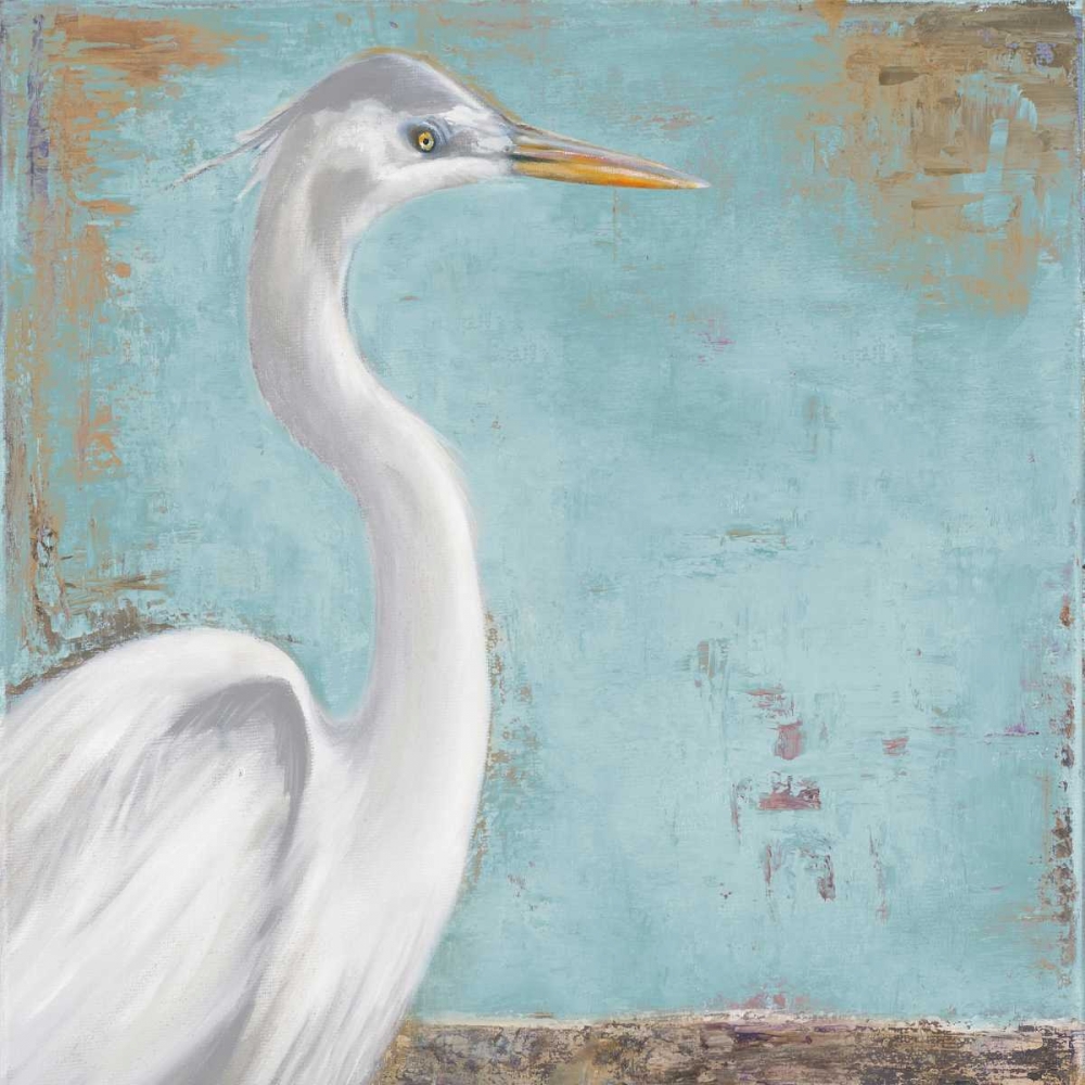 Tropic Heron I art print by Patricia Pinto for $57.95 CAD