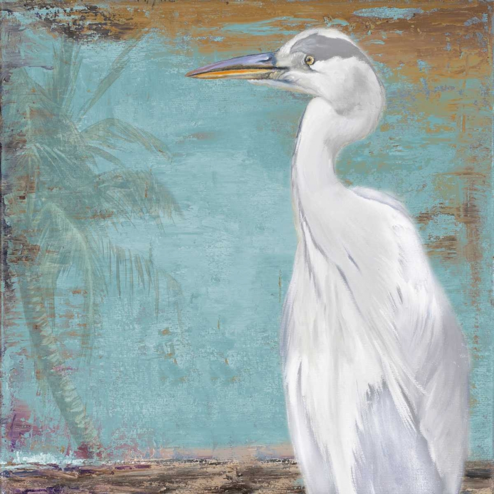 Tropic Heron II art print by Patricia Pinto for $57.95 CAD