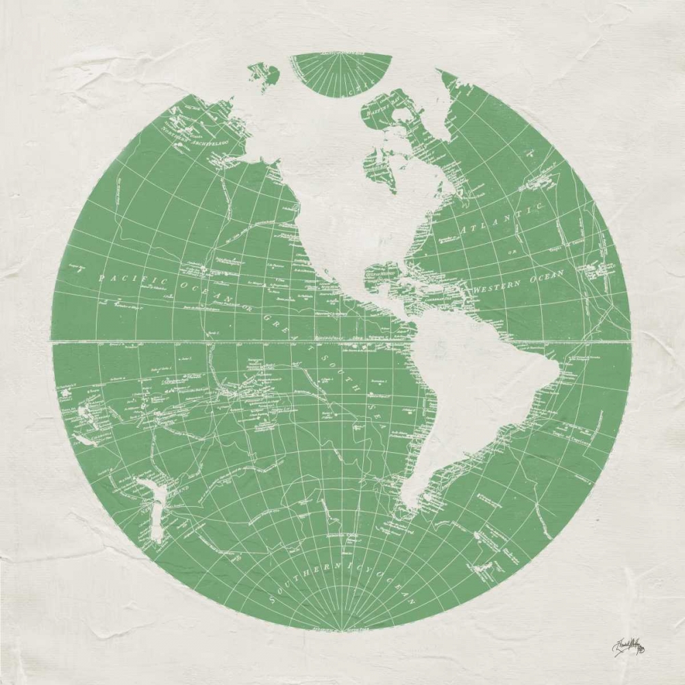 Green Globe I art print by Elizabeth Medley for $57.95 CAD