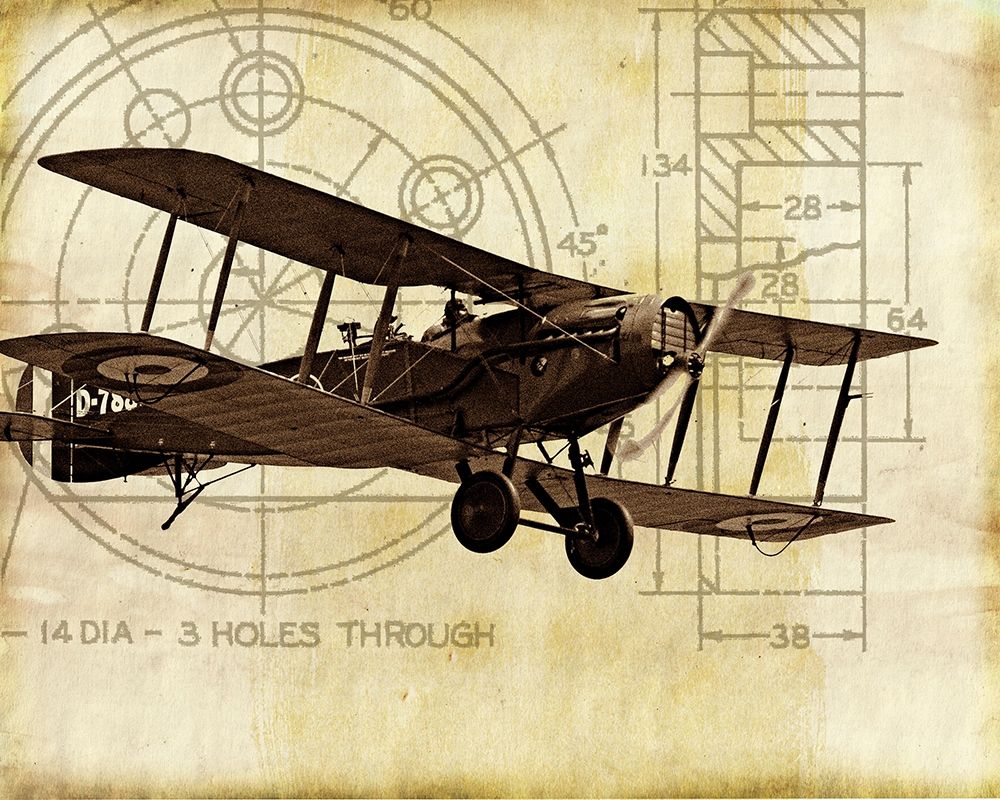 Flight Plans I art print by Michael Marcon for $57.95 CAD