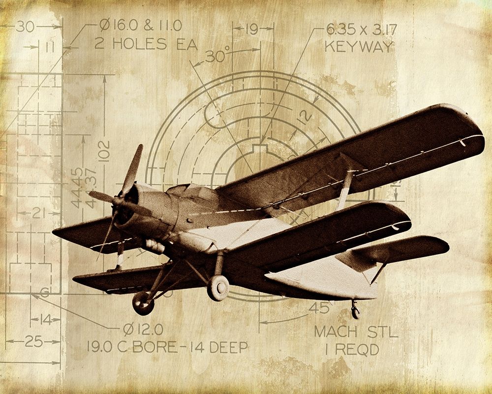 Flight Plans II art print by Michael Marcon for $57.95 CAD