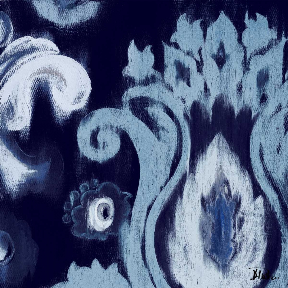 Indigo Transitions with Border art print by Patricia Pinto for $57.95 CAD