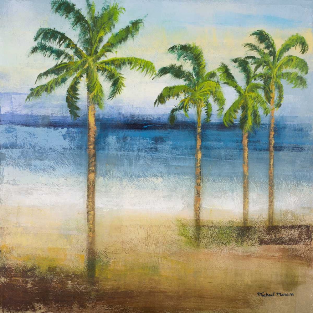 Ocean Palms II art print by Michael Marcon for $57.95 CAD
