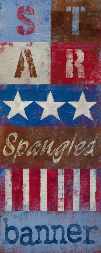 Star Spangled Banner art print by Kingsley for $57.95 CAD