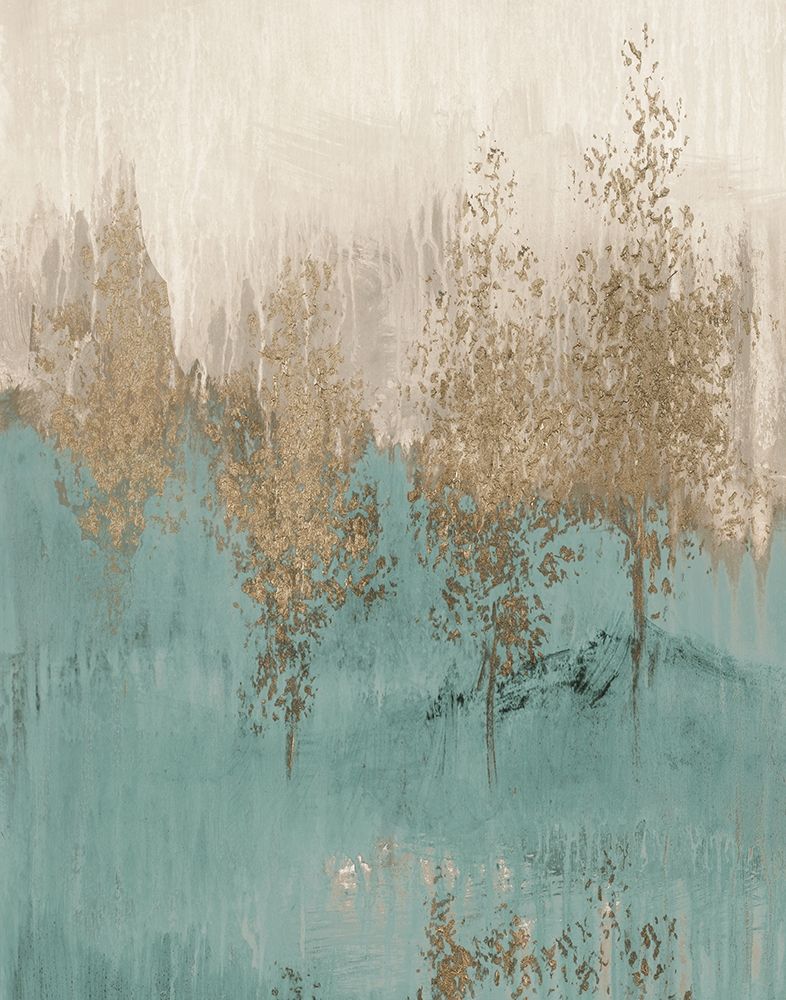 Through The Gold Trees Abstract II art print by Lanie Loreth for $57.95 CAD