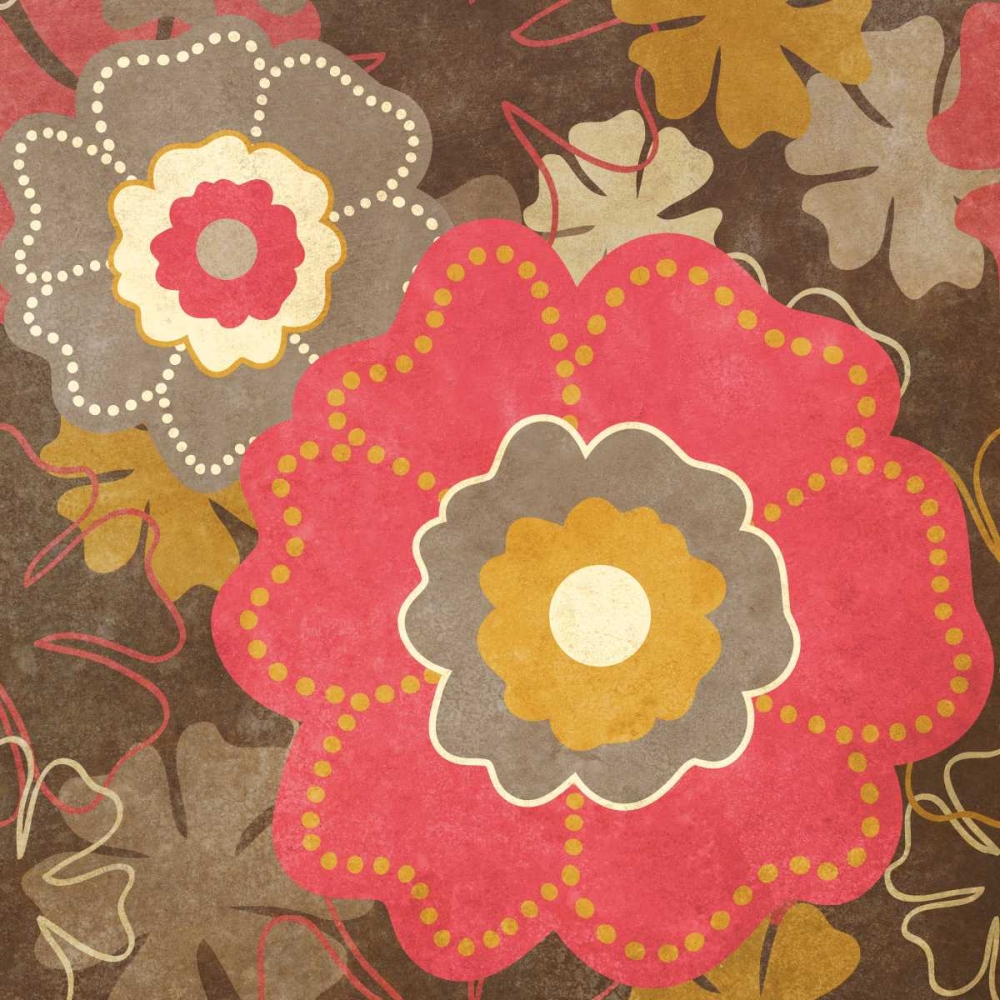 Fun Flowers I art print by SD Graphics Studio for $57.95 CAD