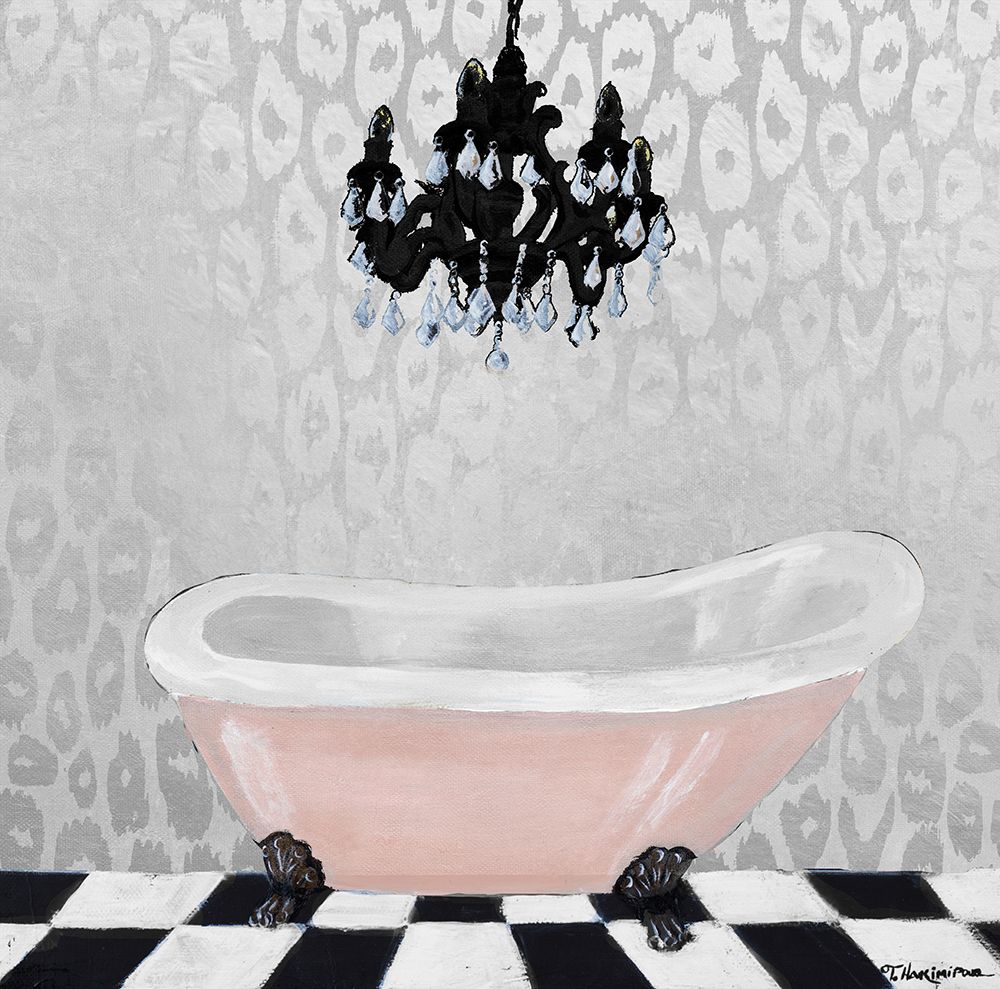 Rose Gold Bath II art print by Tiffany Hakimipour for $57.95 CAD