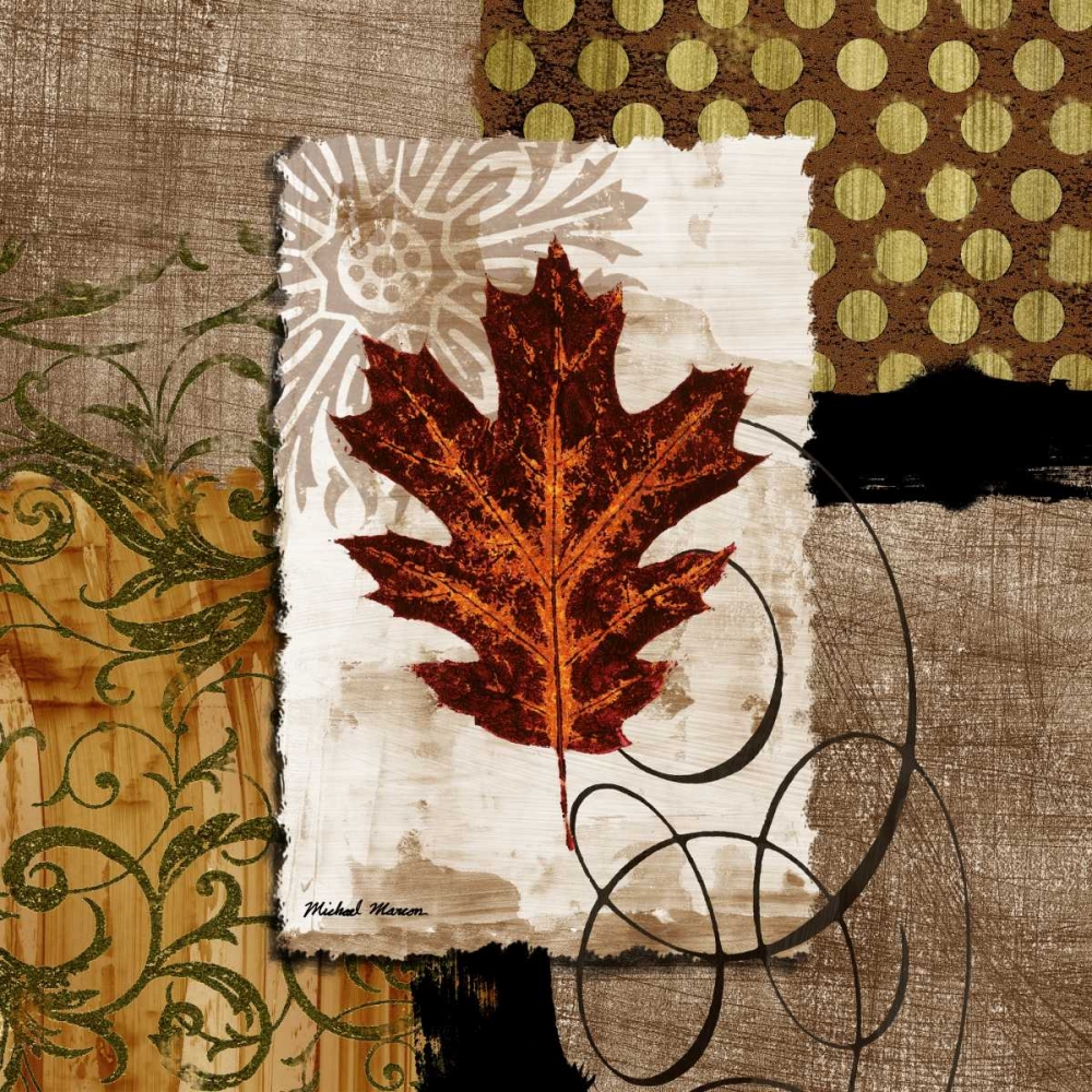 Contemporary Leaf I art print by Michael Marcon for $57.95 CAD