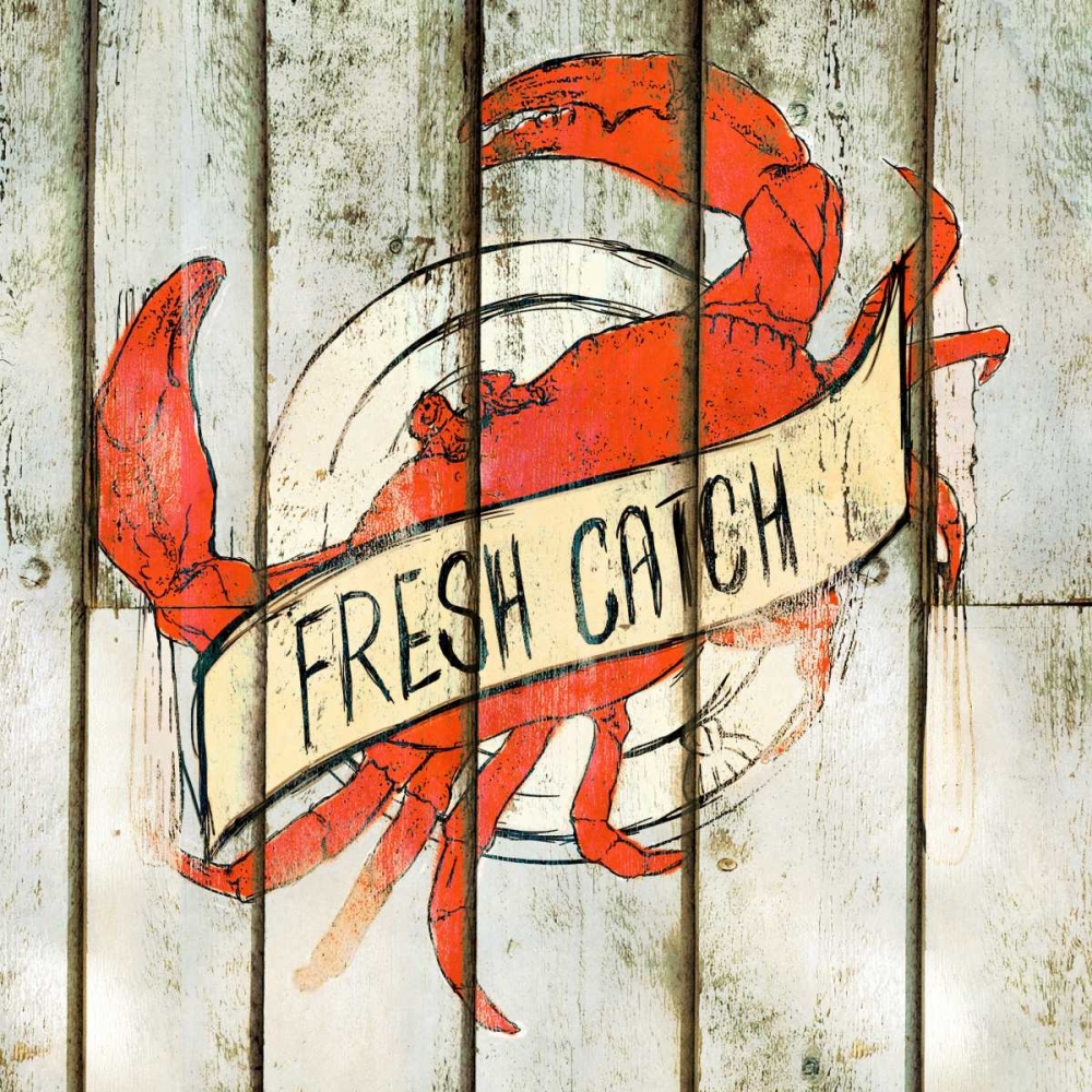 Fresh Catch Square art print by SD Graphics Studio for $57.95 CAD
