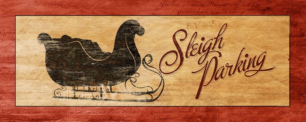 Sleigh Parking art print by SD Graphics Studio for $57.95 CAD