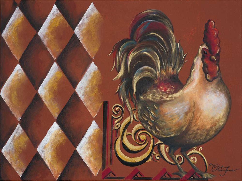 Rules the Roosters II art print by Tiffany Hakimipour for $57.95 CAD