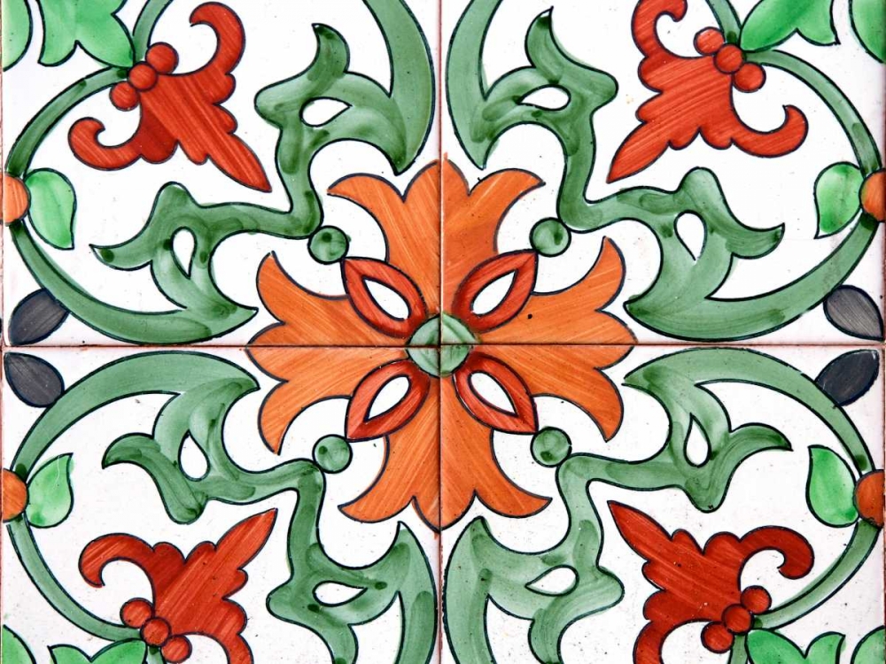 Spanish Tiles I art print by Jairo Rodriguez for $57.95 CAD