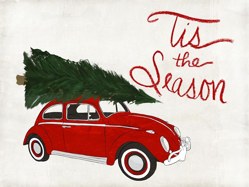 Seasonal Vehicle II art print by SD Graphics Studio for $57.95 CAD