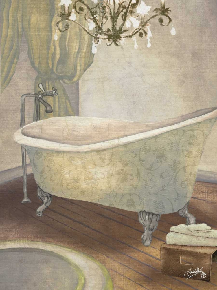 Guest Bathroom II art print by Elizabeth Medley for $57.95 CAD