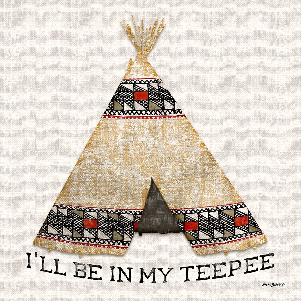 In My Teepee art print by Nicholas Biscardi for $57.95 CAD