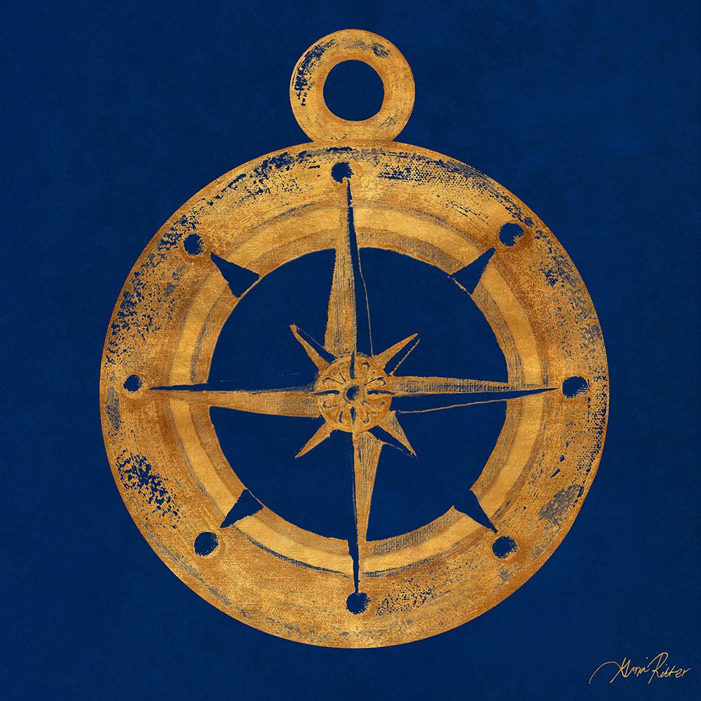 Golden Compass art print by Gina Ritter for $57.95 CAD
