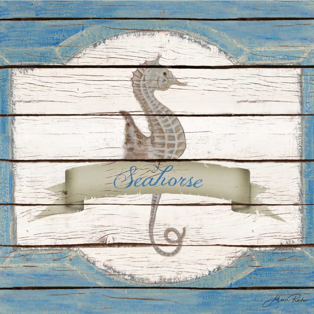 Seahorse art print by Gina Ritter for $57.95 CAD