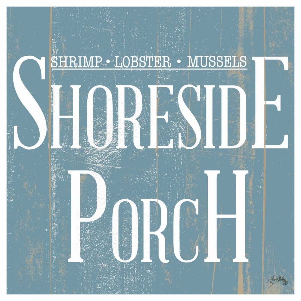 Shoreside Porch Square art print by Elizabeth Medley for $57.95 CAD