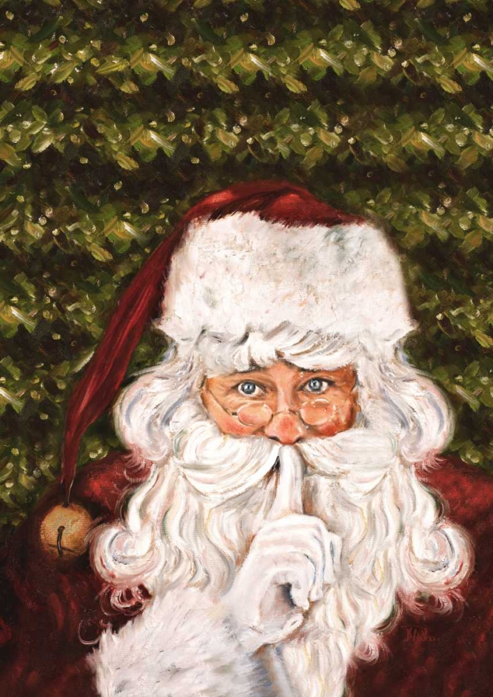 Secret Santa art print by Patricia Pinto for $57.95 CAD
