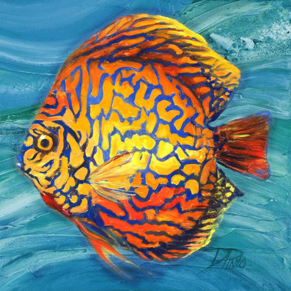 Vibrant Sea Life IV art print by Patricia Pinto for $57.95 CAD