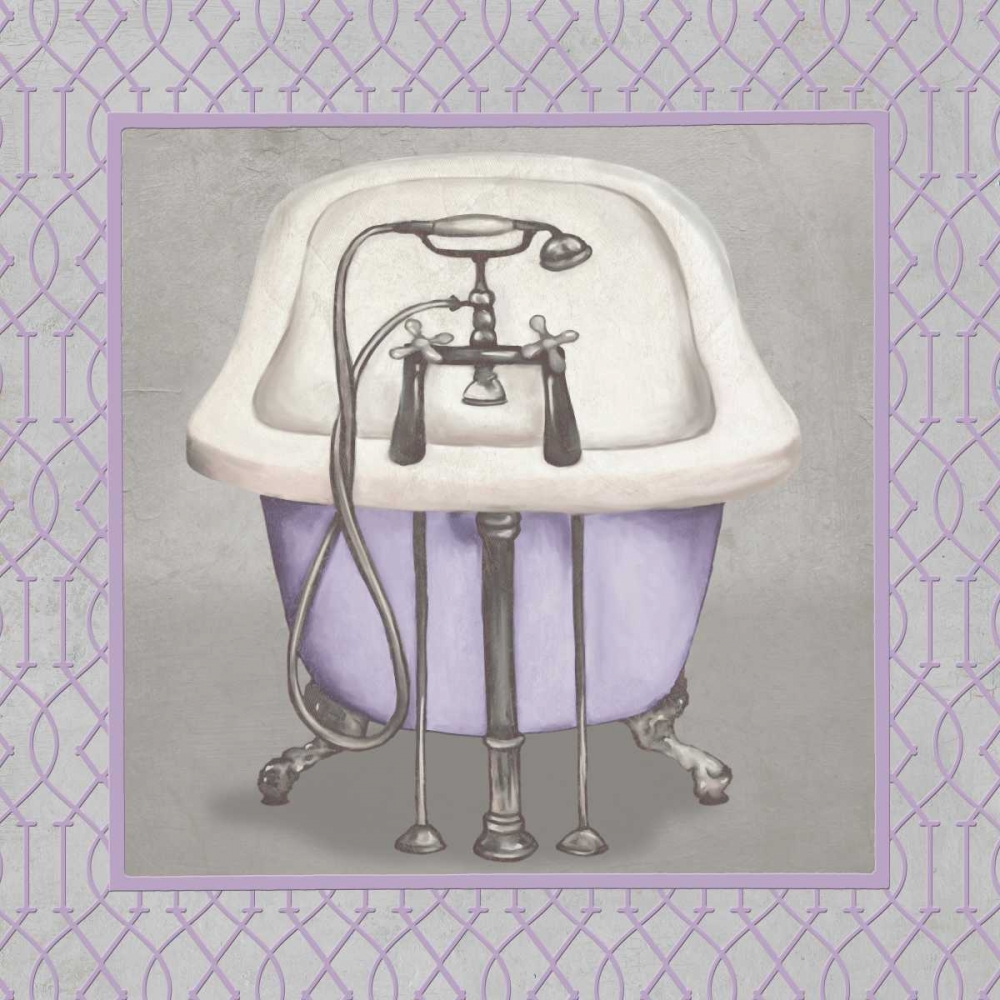 Lavender Bathroom I art print by Elizabeth Medley for $57.95 CAD